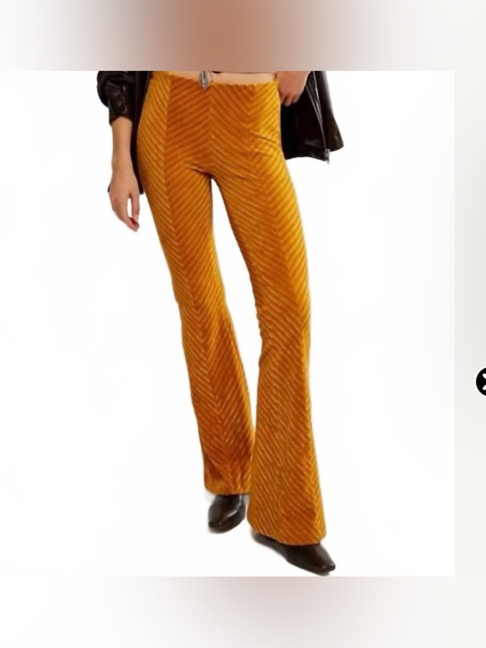 Free People - Penny Pull On Velvet Pants size Medium